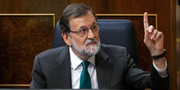 Mariano Rajoy en el Congreso.