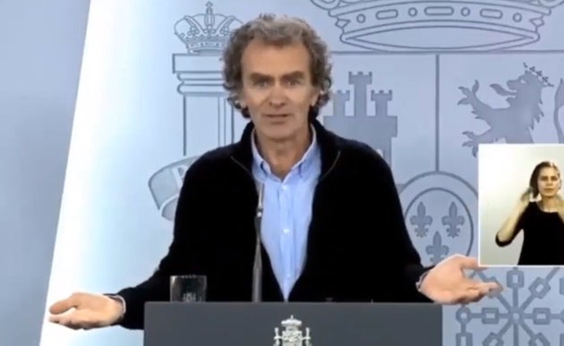 Fernando Simón en una de sus comparecencias.