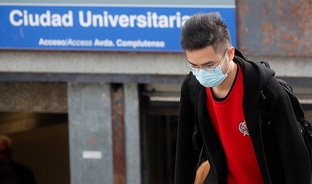 Imagen de archivo de un estudiante en Ciudad Universitaria, Madrid
