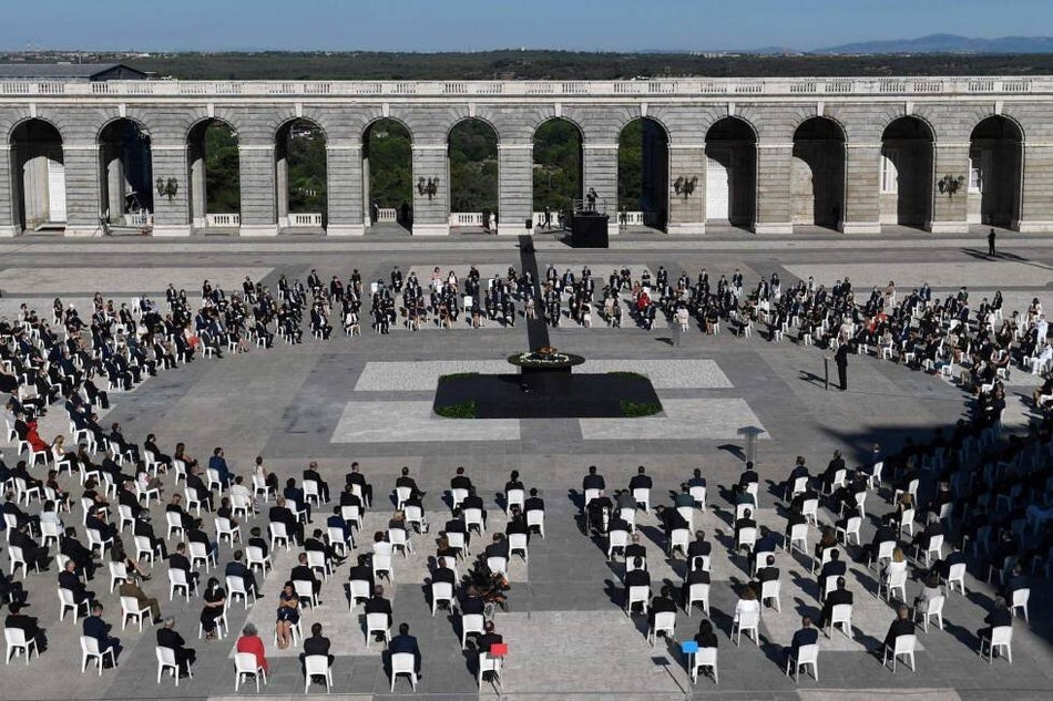 Acto Homenaje a las víctimas de la pandemia.