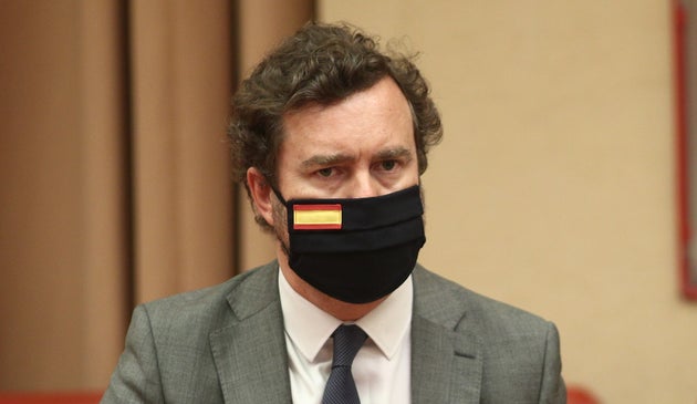 Iván Espinosa de los Monteros (Vox), en el Congreso.