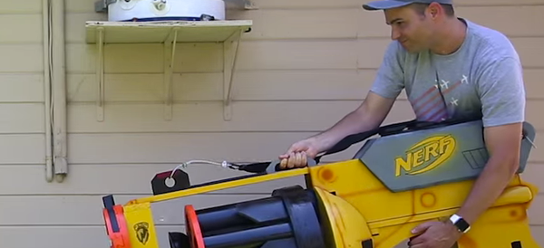 NASA Engineer Builds World's Largest Nerf Gun And It's Awesome