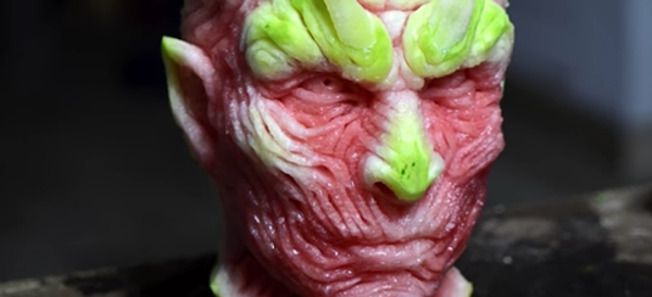 Artist Carves A Watermelon Into The Night King From 'Game Of Thrones'