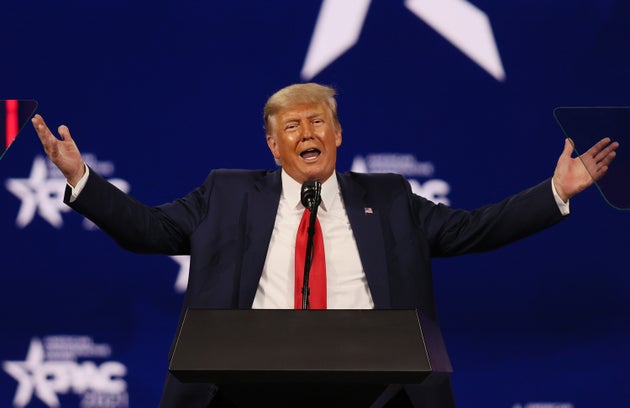 Donald Trump, en la CPAC el 28 de febrero de 2021.