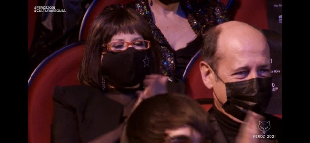 Loles León en la gala de los premios Feroz.