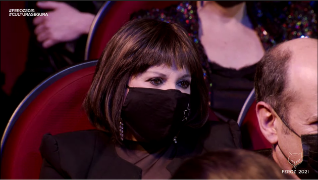 Loles León en la gala de los premios Feroz.