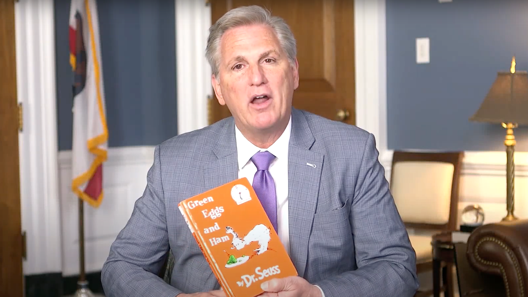 Kevin McCarthy’s Dr. Seuss Stunt Leaves People Very, Very Puzzled - Kevin McCarthy’s Dr. Seuss Stunt Leaves People Very, Very Puzzled