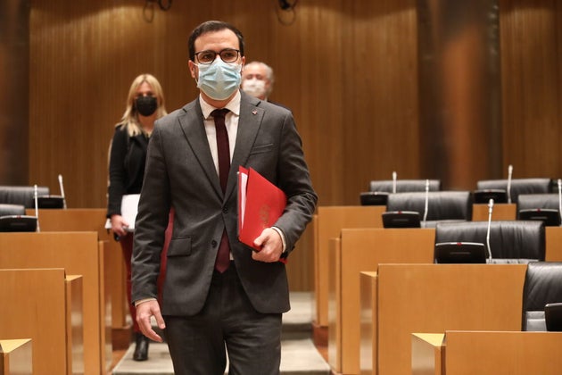 El ministro de Consumo, Alberto Garzón, el pasado 27 de enero en el Congreso.