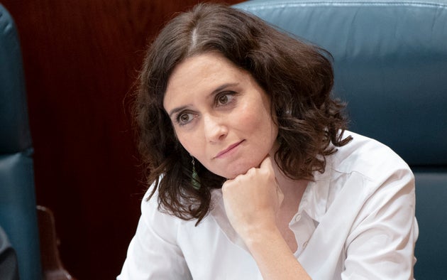 Isabel Díaz Ayuso, en la Asamblea de Madrid.