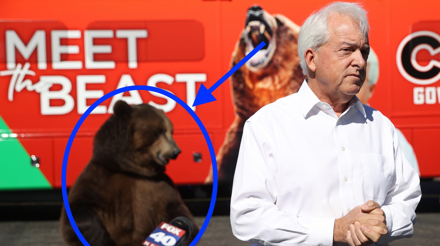 'Shameful': GOP Gubernatorial Hopeful's Bear Stunt Slammed By Animal Rights Groups 1 'Shameful': GOP Gubernatorial Hopeful's Bear Stunt Slammed By Animal Rights Groups