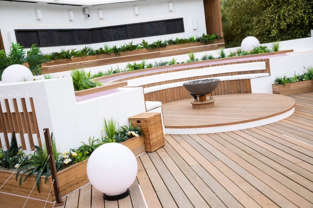 The iconic firepit, as seen in 2019