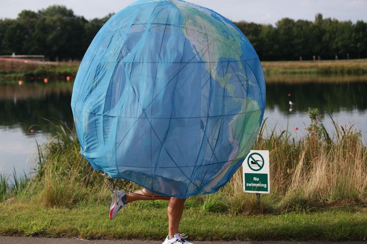8 Fun, Record-Breaking Costumes To Look Out For At The London Marathon 5 Charlie Osmond's costume is out of this world.
