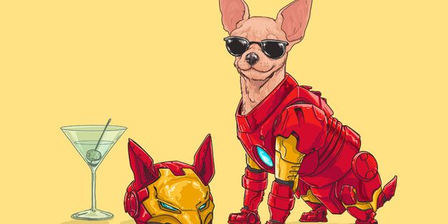 Marvel's Greatest Superheroes Recast As Dogs
