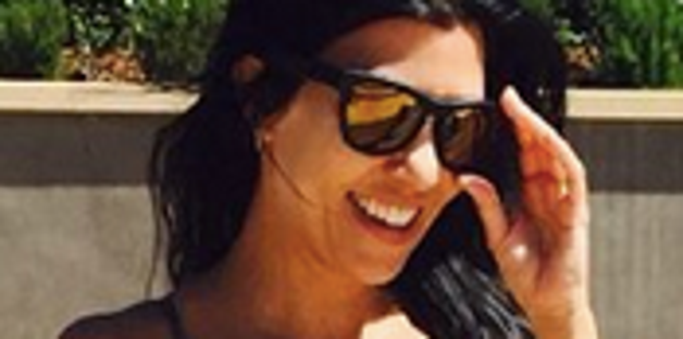 Bikini-Clad Kourtney Kardashian Wins Labor Day On A Tricycle