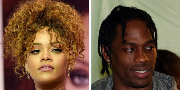 Rihanna And Travis Scott Make Out At NYFW Party