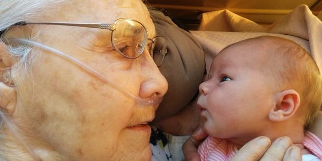 This 92-Year-Old Instantly Bonded With Her Great-Granddaughter