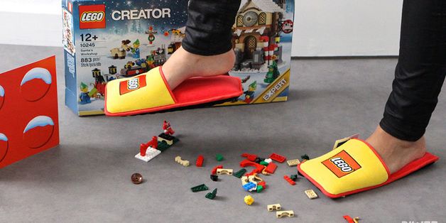 New LEGO Slippers Will Spare Parents The Unique Pain They Know All Too Well