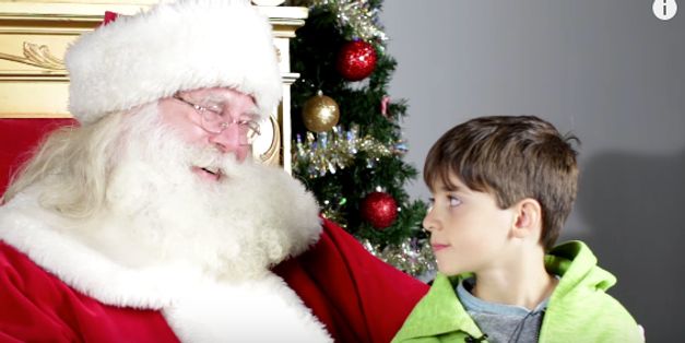 Jewish Kids Meet Santa And Awkwardness Ensues