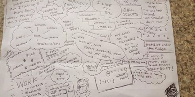 Mom's Drawing Of 'What's On Her Mind' Is Resonating With Parents Everywhere