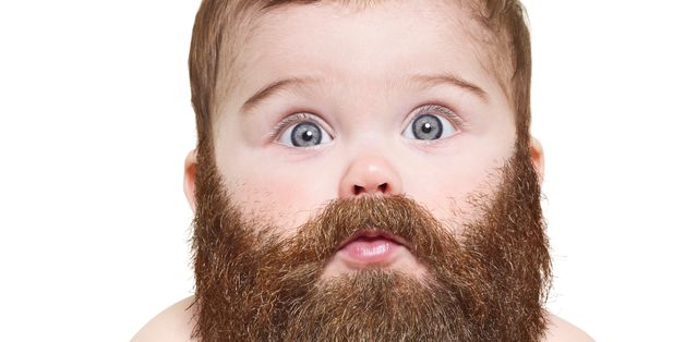 Stock Photos That Make Us Wish More Babies Had Beards