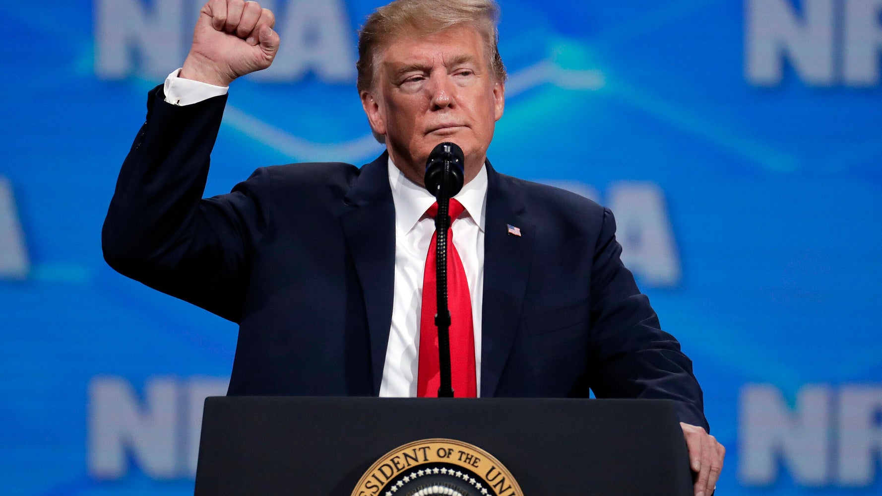 Trump Calls Gun Control Efforts 'Grotesque' At NRA Convention - Breaking News Trump Calls Gun Control Efforts 'Grotesque' At NRA Convention