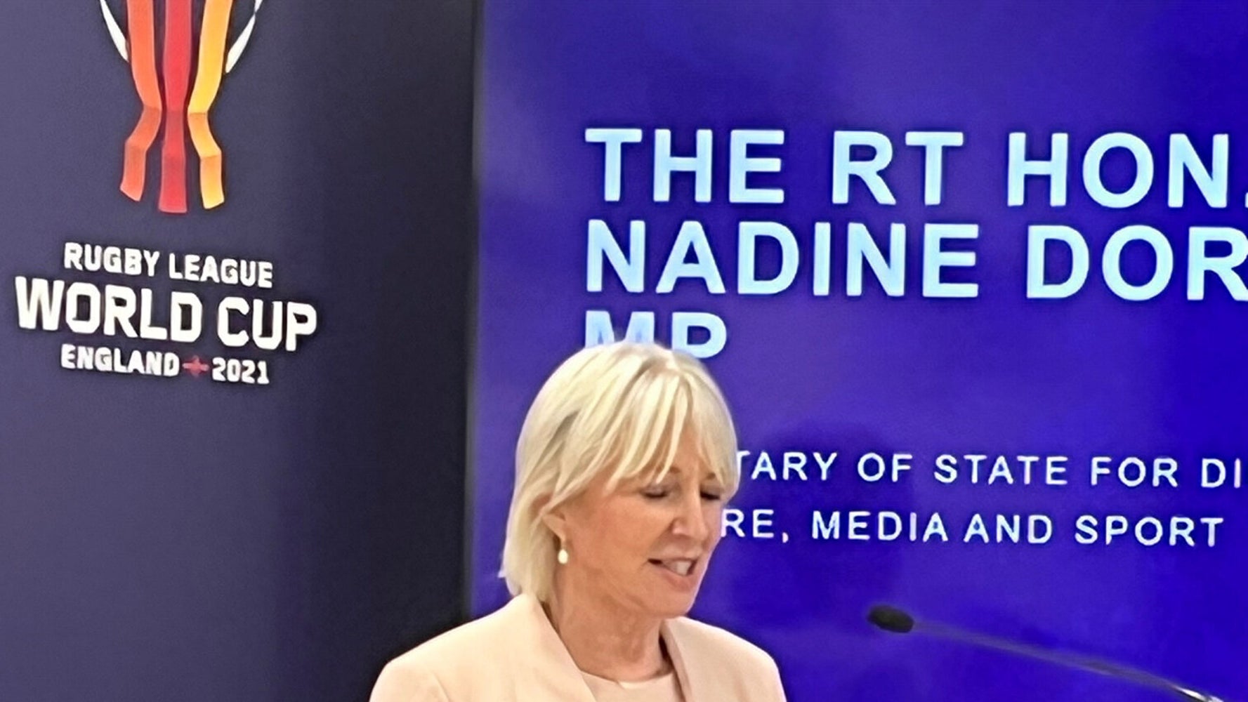 Gaffe-Prone Nadine Dorries Drops The Ball With Rugby League Clanger 1 Gaffe-Prone Nadine Dorries Drops The Ball With Rugby League Clanger