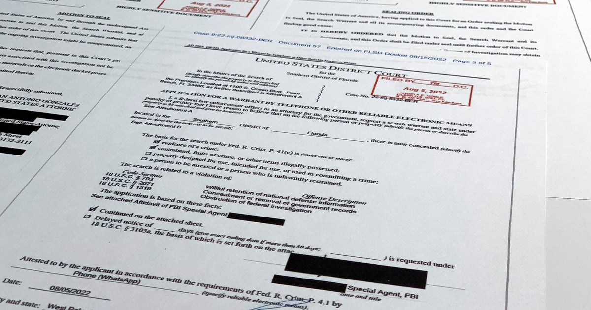 Mar-A-Lago Search Affidavit: Investigators Suspected ‘Evidence Of Obstruction’