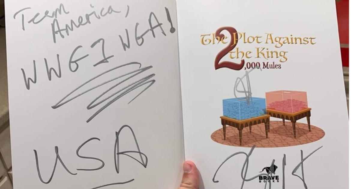 Trump Loyalist Kash Patel Touts QAnon Greeting In His ‘King Donald’ Children’s Book Trump Loyalist Kash Patel Touts QAnon Greeting In His ‘King Donald’ Children’s Book