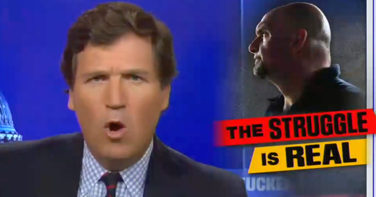 Tucker Carlson's Latest Attack On Democrat John Fetterman Comes Back To Bite Him - breaking news now Tucker Carlson's Latest Attack On Democrat John Fetterman Comes Back To Bite Him