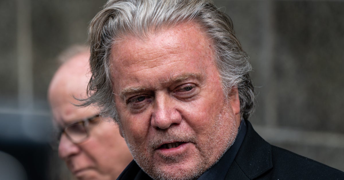 DOJ Seeks 6 Month Prison Sentence For Steve Bannon DOJ Seeks 6 Month Prison Sentence For Steve Bannon