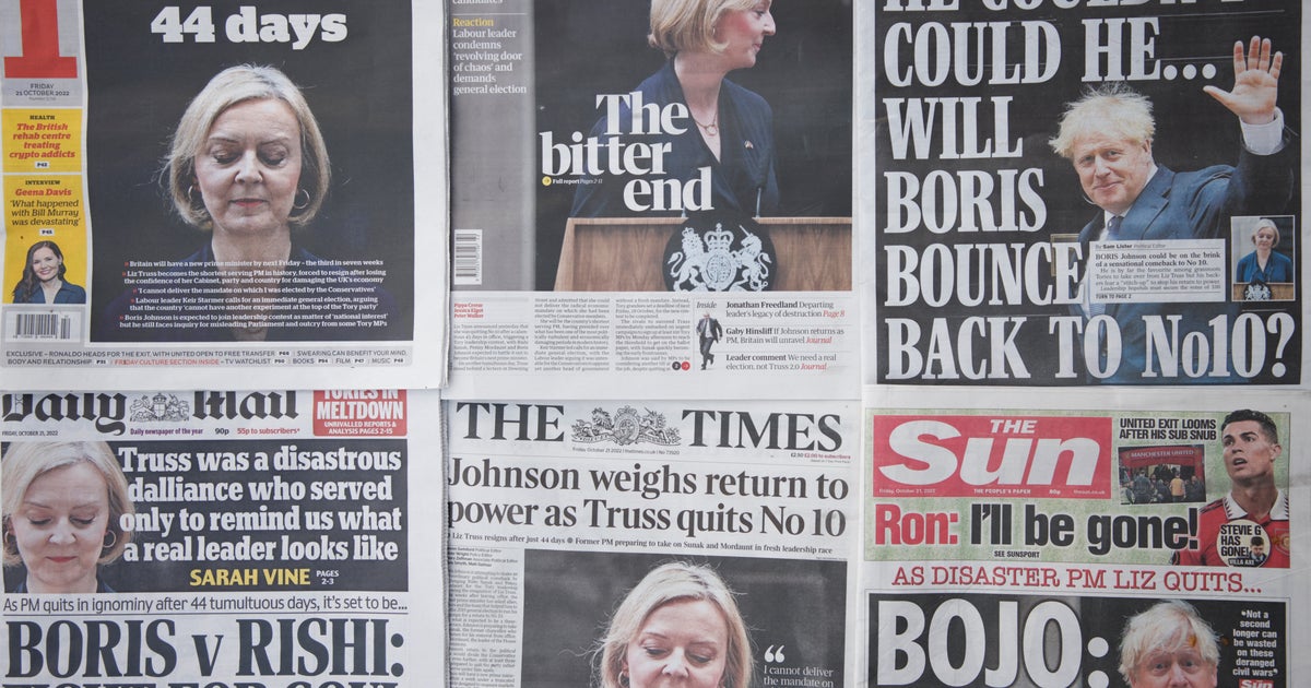 Boris Johnson Eyes Comeback As UK Conservatives Pick New PM Boris Johnson Eyes Comeback As UK Conservatives Pick New PM