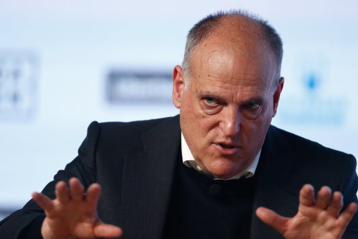 Javier Tebas, president of LaLiga, in an act