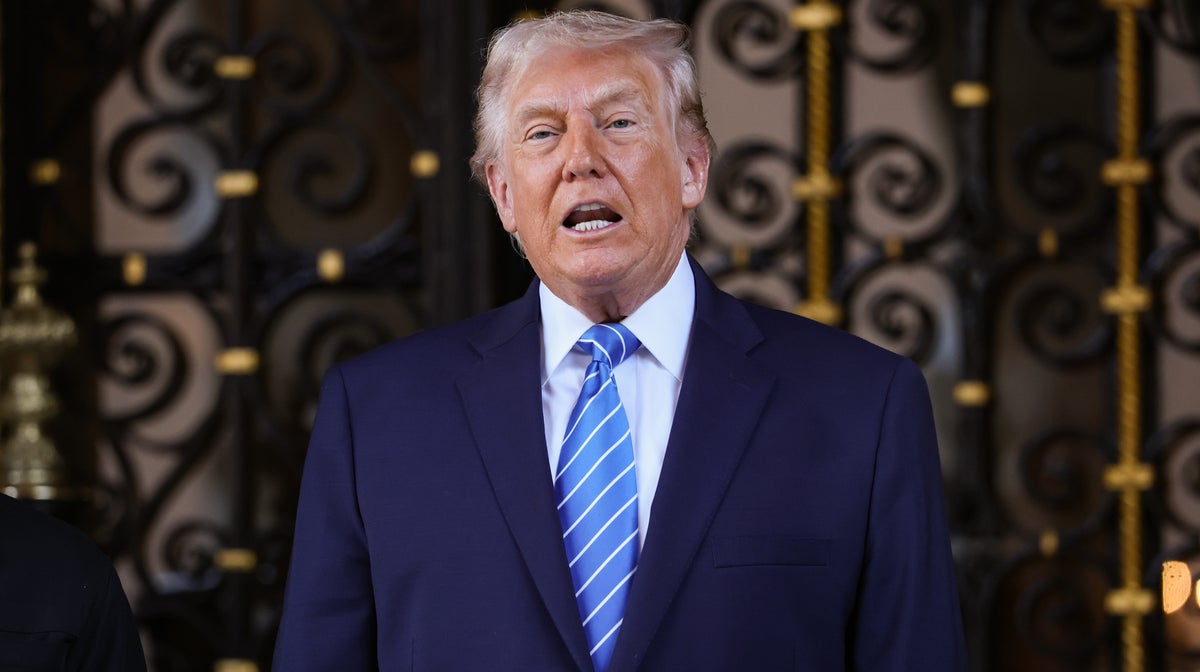 President Donald Trump Hosts Visiting Ukrainian President Zelensky At Mar-a-Lago