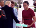 This Was Michelle Obama's Face Accepting Melania Trump's Gift