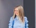 Gwyneth Paltrow Miraculously Makes A Ruffled Blue Suit Look Good