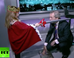 Nigel Farage Got Knighted By A Child Dressed As The Queen On Russia Today