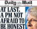 Daily Mail Front Page About Theresa May Really Hasn't Aged Well