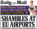 Daily Mail Front Page On Airport Queues Causes Some Confusion