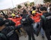 Catalonia Firefighters Form Human Chain To Protect Voters From Police Amid Referendum Violence