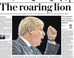 Gary Lineker Mocks Telegraph's Pro-Boris Johnson Front Page Celebrating Conference Speech