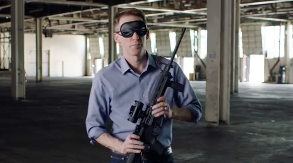 Jason Kander, Democratic Senate candidate, assembles rifle while blindfolded in new ad