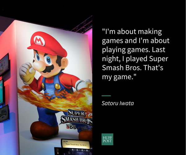 Here Are 7 Quotes From Nintendo's Satoru Iwata