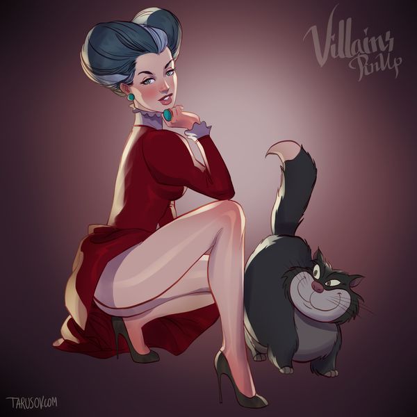 Disney Villains As Pinup Girls Will Put A Spell On You Huffpost 4787