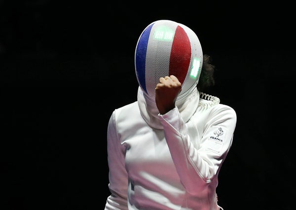 These Olympic Fencing Masks Are Hella Cool
