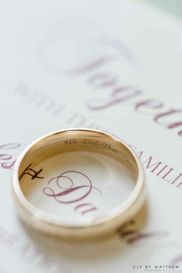 10 Cheeky Wedding Ring Engravings That Speak Volumes HuffPost