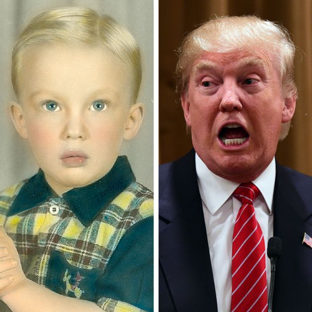 Donald Trump's Baby Photo Proves He Wasn't Always A Caricature