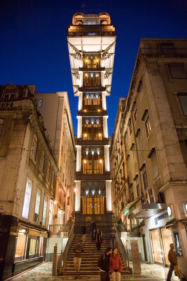 Portugal's Spectacular Santa Justa Lift Takes Elevators Up A Level