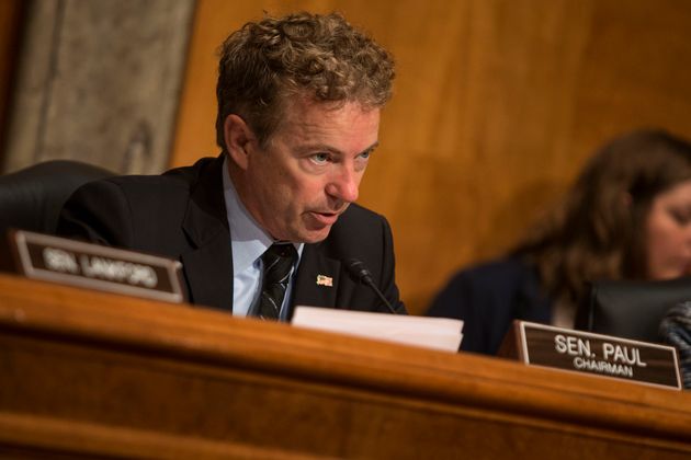 <span class='image-component__caption' itemprop="caption">Sen. Rand Paul (R-Ky.) reportedly told first responder Dan Moynihan that he had to go to a meeting when the man approached him to discuss the expiring 9/11 health bill.</span>