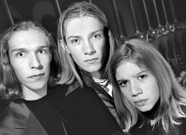 <span class='image-component__caption' itemprop="caption">Isaac, Taylor and Zac Hanson, 1997. </span>