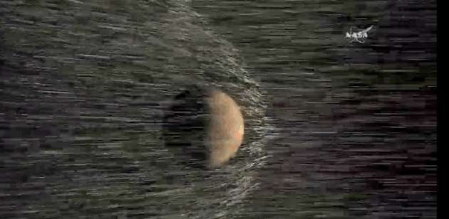 <span class='image-component__caption' itemprop="caption">The solar wind hitting Mars, stripping away its atmosphere. The color shows the density of particles in the solar wind.</span>